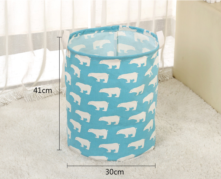 Foldable laundry basket, cotton and linen laundry basket, bathroom, laundry, dirty clothes, dirty clothes, toy storage basket - kmtell.com