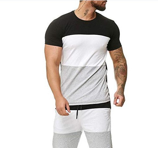 Outdoor Sports and Leisure Color Matching T Sleeve Men - kmtell.com