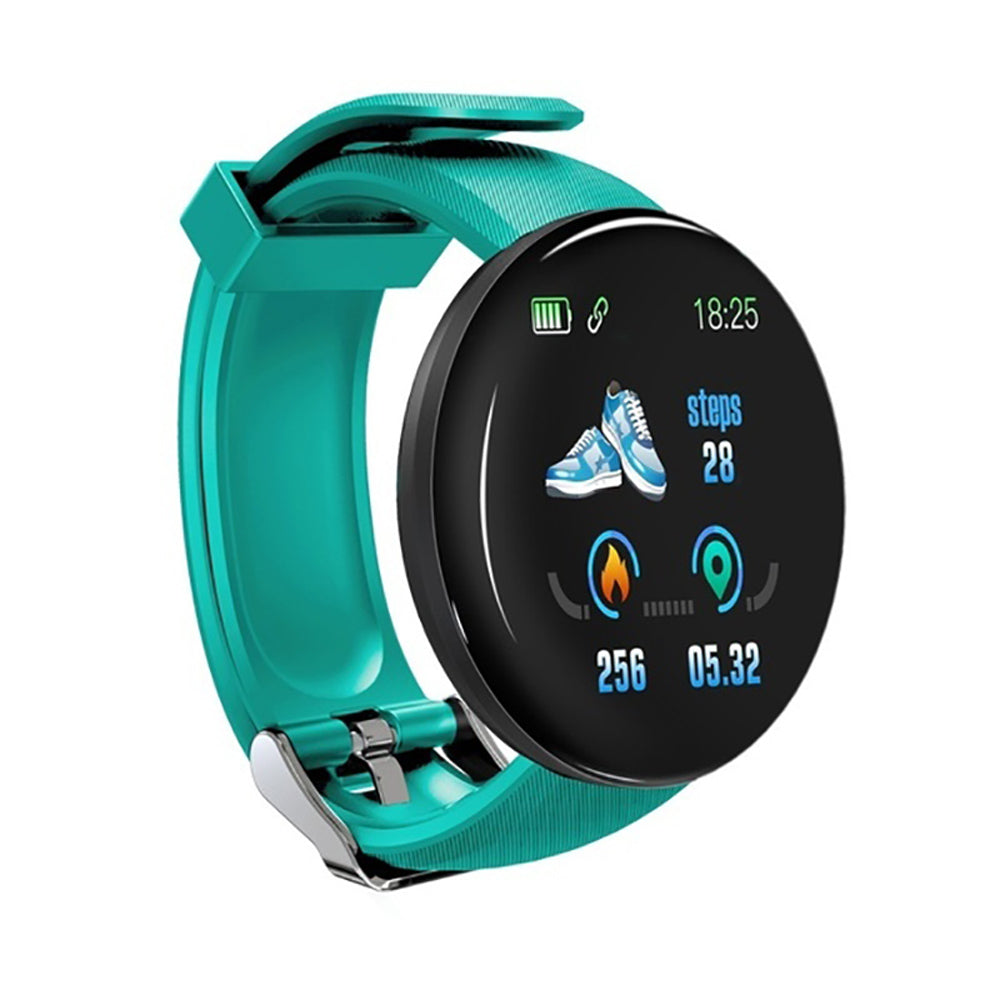 D18 Bluetooth Smart Watch, Men Women Blood Pressure Heart Rate Monitor Smart Watch, Pedometer Sport Tracker Smart Band For Android IOS - kmtell.com