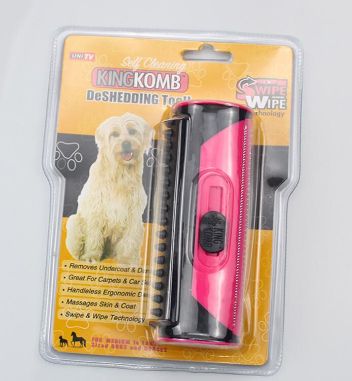 Pet Dog Hair Comb Lint Roller Dog Cat Puppy Cleaning Brush Cats Hair Sofa Carpet Cleaner Brushes Pet Supplies Comb - kmtell.com