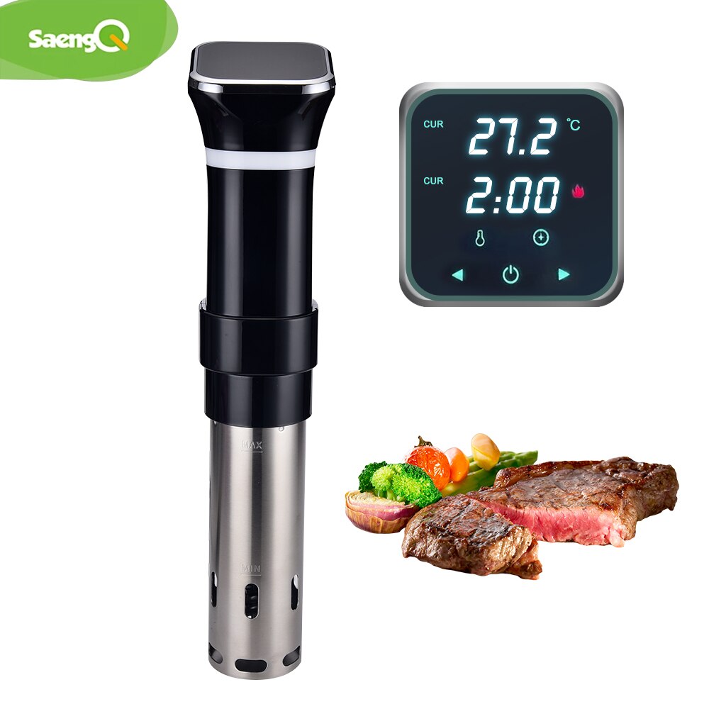 saengQ Sous Vide Cooker Cooking IPX7 Waterproof LCD Touch Immersion Circulator Accurate Water Cooking With LED Digital Display - kmtell.com
