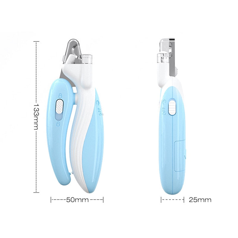 Professional Pet Nail Clippers with Led Light Pet Claw Grooming Scissors for Dogs Cats Small Animals Paw Nail Trimmer Pet Supply