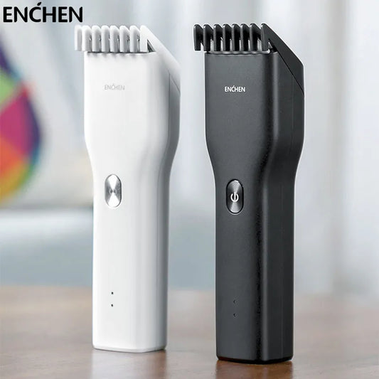 ENCHEN Boost Electric Hair Clippers Trimmers For Men Adults Kids Professional Cordless Type C Rechargeable Hair Cutter Machine