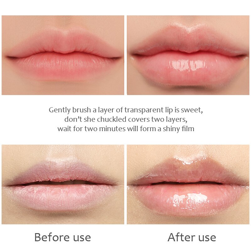 2023Instant Collagen Volumising Lip Plumper Serum Moisturizing Lip Gloss Oil Lips Repairing Reduce Lip Fine Lines Makeup Lipstck