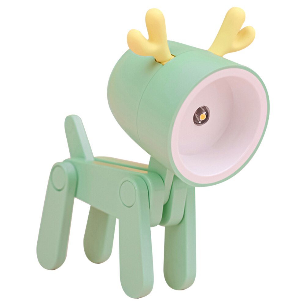Mini Cute Pet Light Dog Lamp Creative LED Night Light Festival Gift Cartoon Pet Folding Table Lamp For Kids Room Bedside Decor