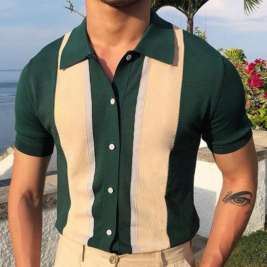 Single-breasted Cardigan Knitted Short Sleeve - kmtell.com
