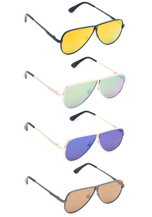 Modern Aviators Shape Sunglasses - kmtell.com