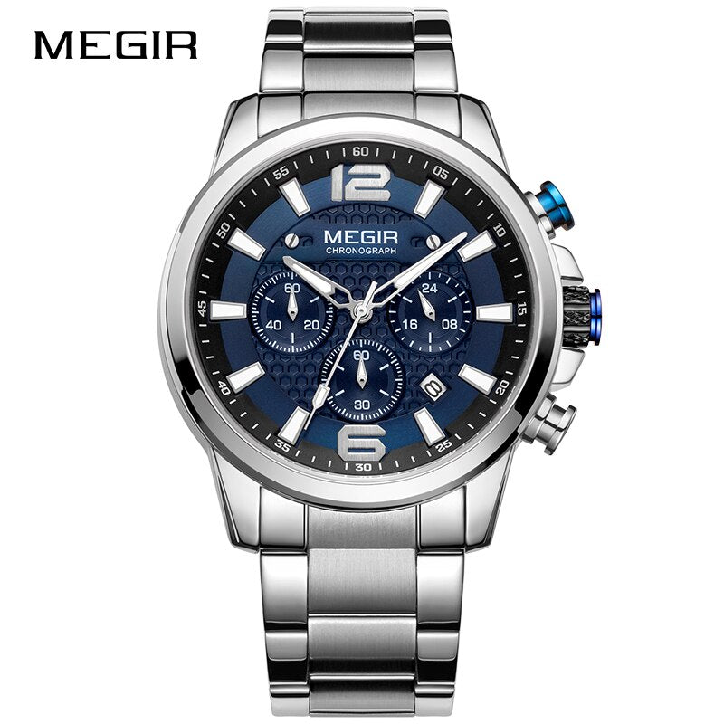 2020 Creative Top Brand MEGIR Luxury Men Watch Waterproof Date Clock Male Sport Watches Mens Quartz WristWatch Relogio Masculino - kmtell.com