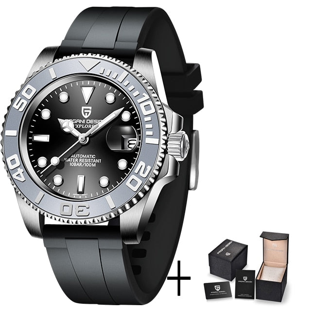 PAGANI DESIGN New Men Mechanical Wristwatches Sports Waterproof Watch for Men Sapphire Glass Automatic Watch Relogio Masculino - kmtell.com