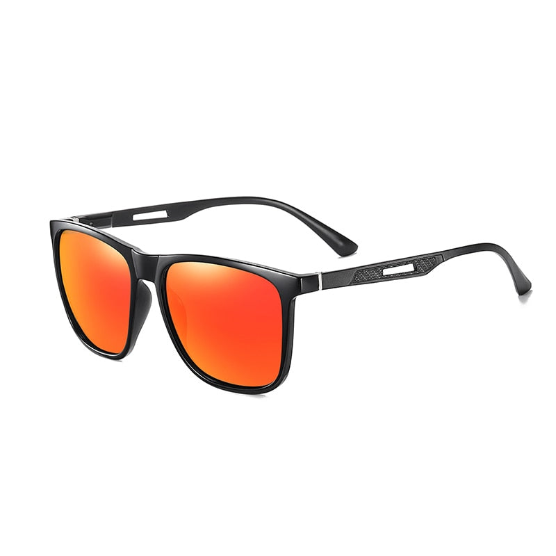 CRIXALIS Brand Design Polarized Sunglasses Men Aluminum Magnesium Temple Fashion Square Driving Male Sun Glasses Mirror UV400 - kmtell.com