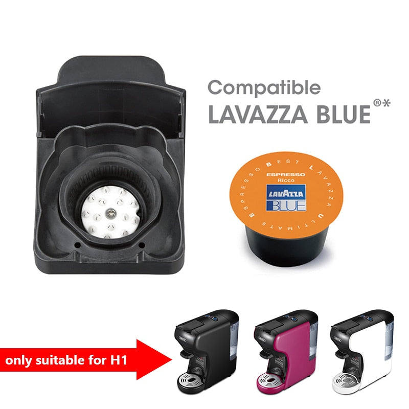 HiBREW H1/H2  adapter system parts for lavazza blue or lavazza modo mio or ESE pod or Caffitaly - kmtell.com
