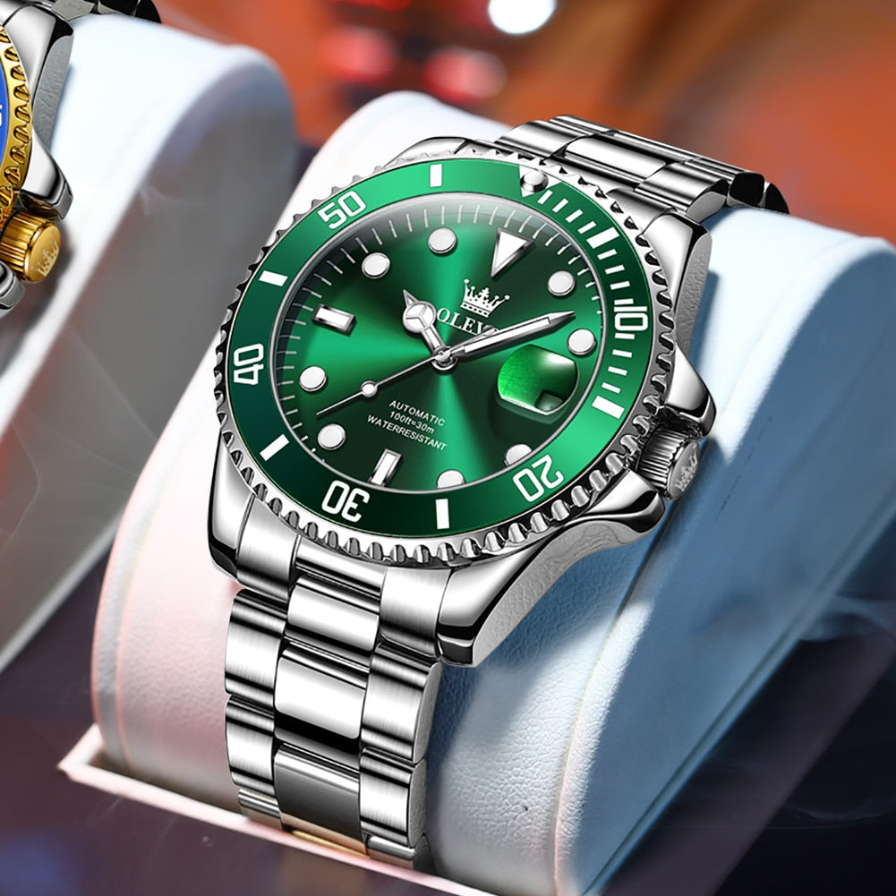 Original Luxury Automatic Watch Men Mechanical Movement Waterproof Sports Top Brand Stainless Steel Wristwatch Reloj Hombre - kmtell.com