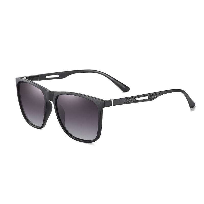 CRIXALIS Brand Design Polarized Sunglasses Men Aluminum Magnesium Temple Fashion Square Driving Male Sun Glasses Mirror UV400 - kmtell.com