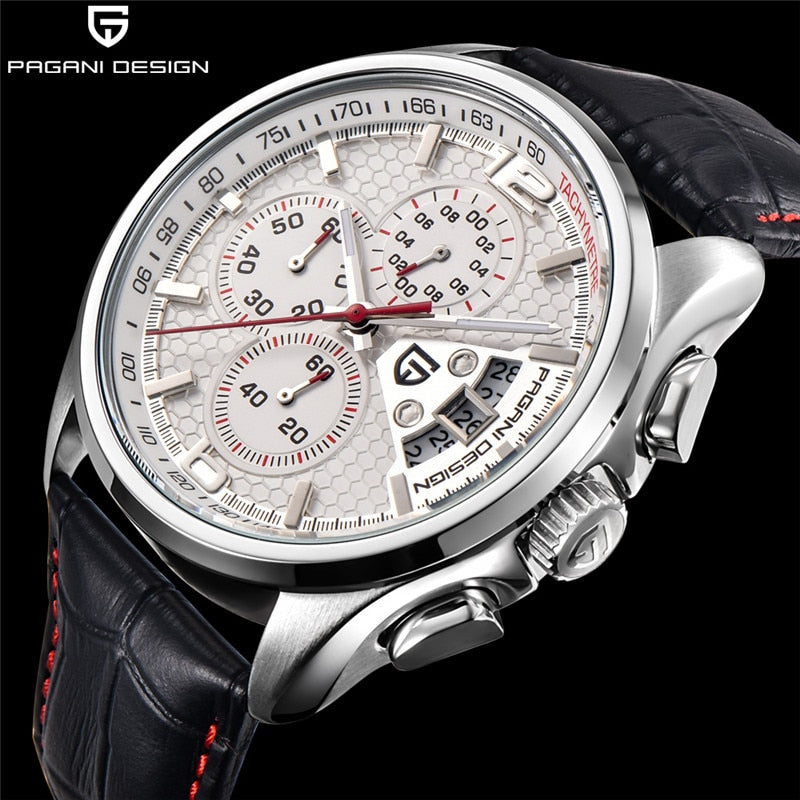 relogio masculino PAGANI DESIGN Men Quartz Watches Luxury Brands Fashion Timed Movement Military Watches Leather Quartz Watches - kmtell.com
