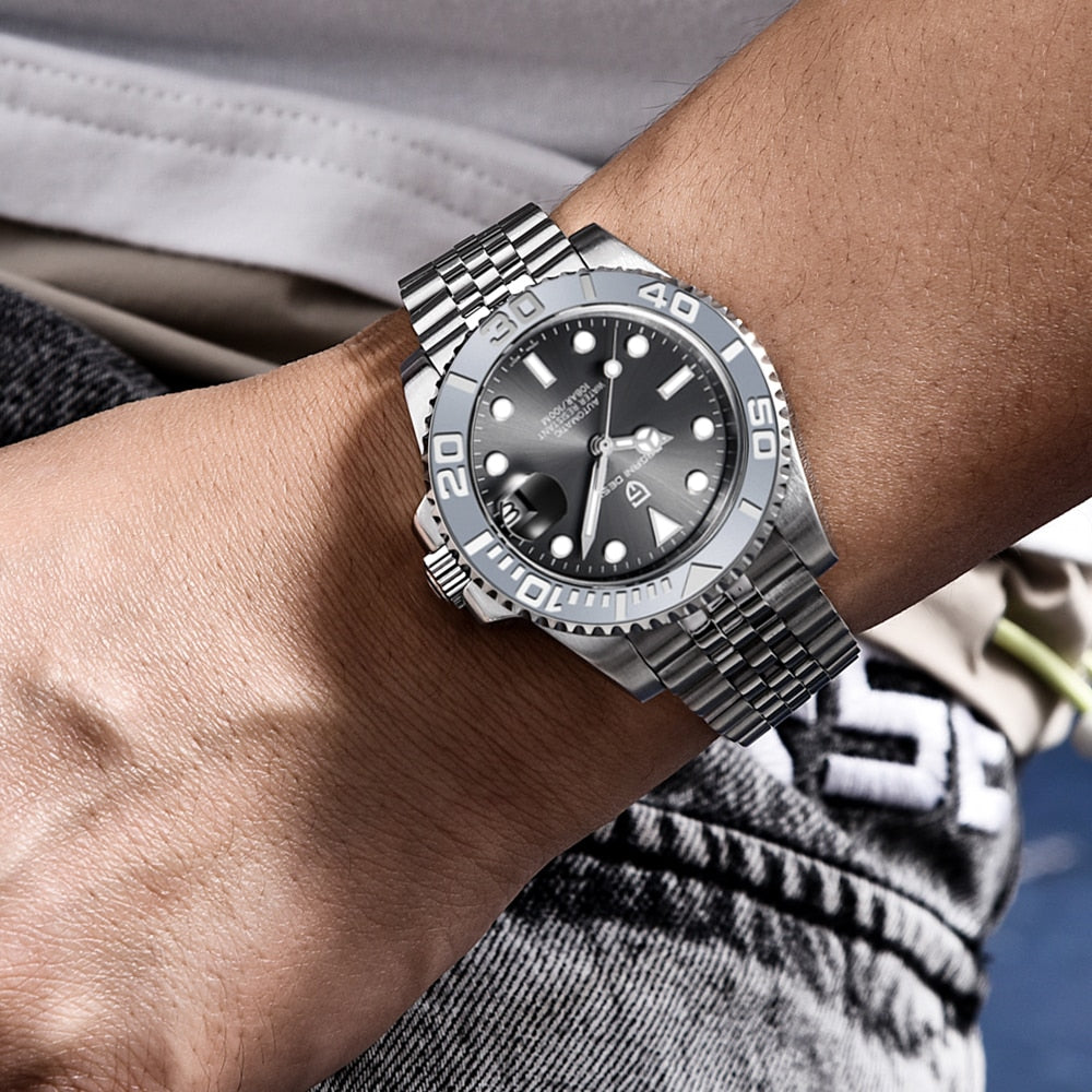 PAGANI DESIGN New Men Mechanical Wristwatches Sports Waterproof Watch for Men Sapphire Glass Automatic Watch Relogio Masculino - KMTELL