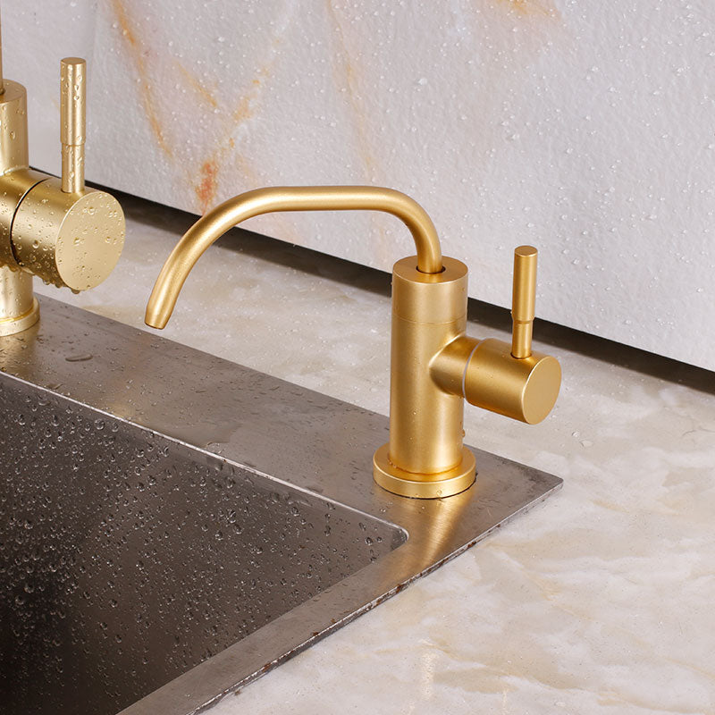 12 design kitchen sink Golden Purifier Faucet drinking water gold taps for Reverse Osmosis and Water Filtration Systems - kmtell.com