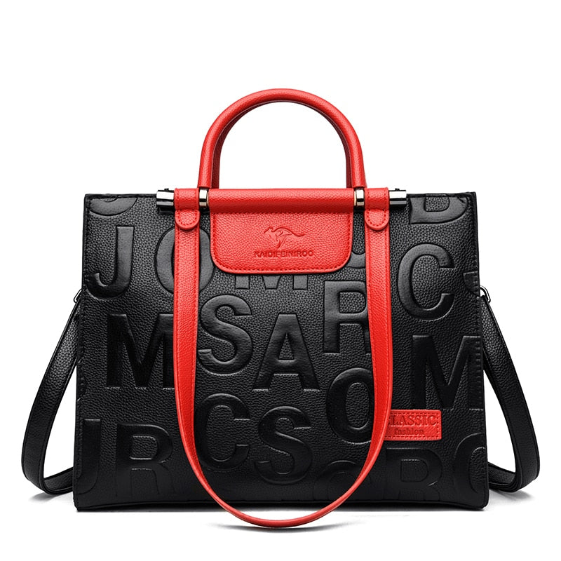Brand Luxury Designer Shoulder Bags 2023 New Women&#39;s Large Capacity Vintage Tote Bags Women&#39;s Soft Leather Messenger Handbags - KMTELL