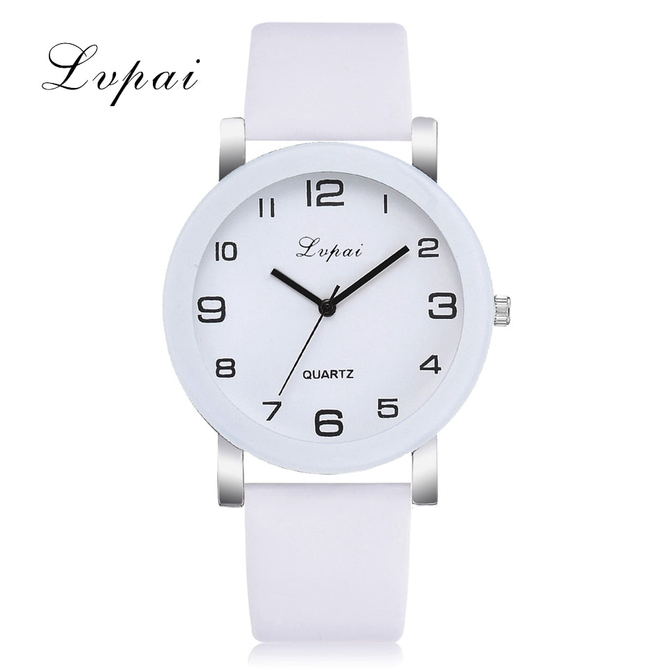 Lvpai Brand Quartz Watches For Women Luxury White Bracelet Watches Ladies Dress Creative Clock 2019 New Relojes Mujer - kmtell.com