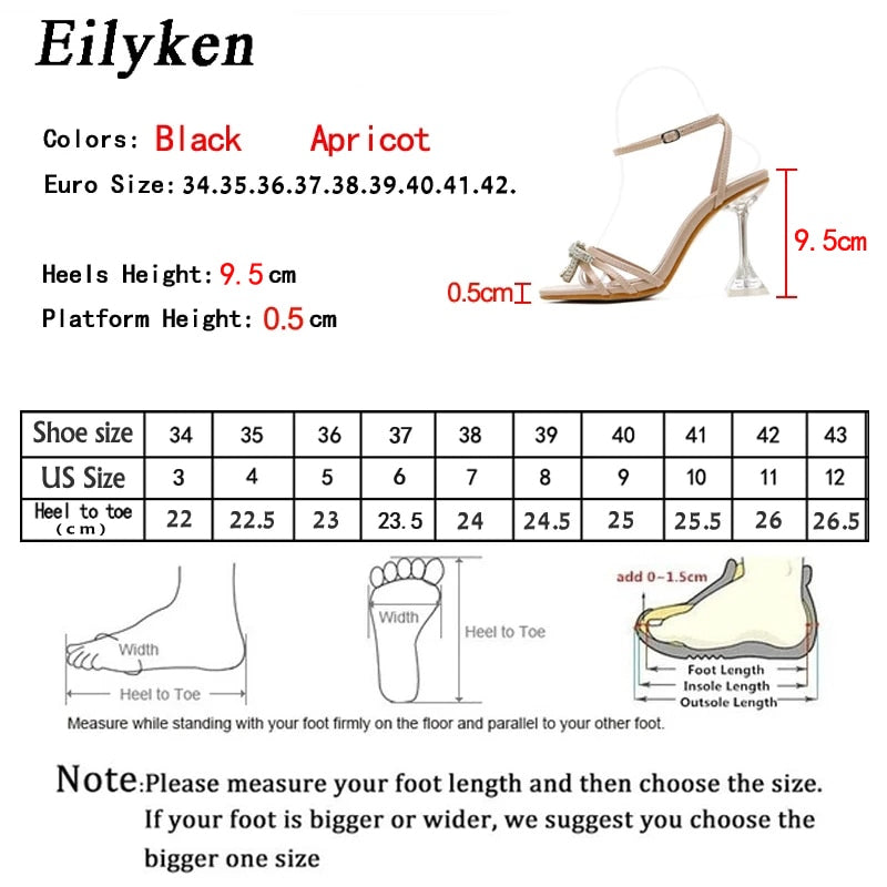 Eilyken New Women shoes Gladiator Sandals Sexy high heels Sandals Summer Party Dress shoes Buckles pumps Big size 42 - kmtell.com