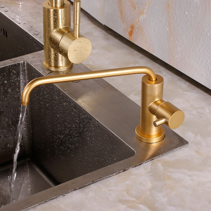 12 design kitchen sink Golden Purifier Faucet drinking water gold taps for Reverse Osmosis and Water Filtration Systems - kmtell.com