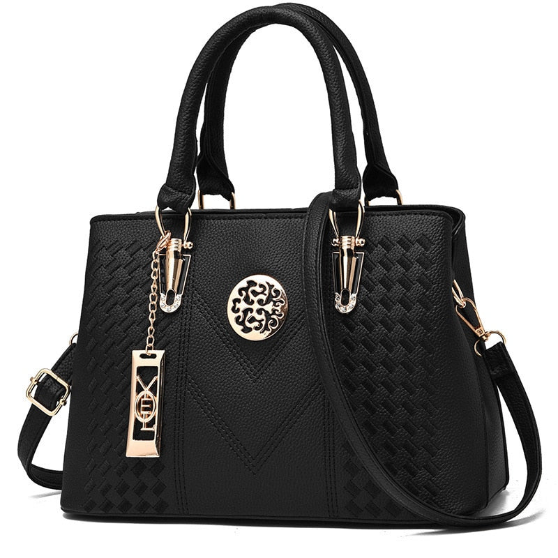 Newposs Famous Designer Brand Bags Women Leather Handbags 2022 Luxury Ladies Hand Bags Purse Fashion Shoulder Bags - kmtell.com