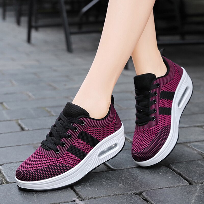 YWEEN Designer Shoes Women Mesh Causal Shoes New Platform Sneakers For Female Shoes Basic Lightweight Sports Running Shoes - kmtell.com