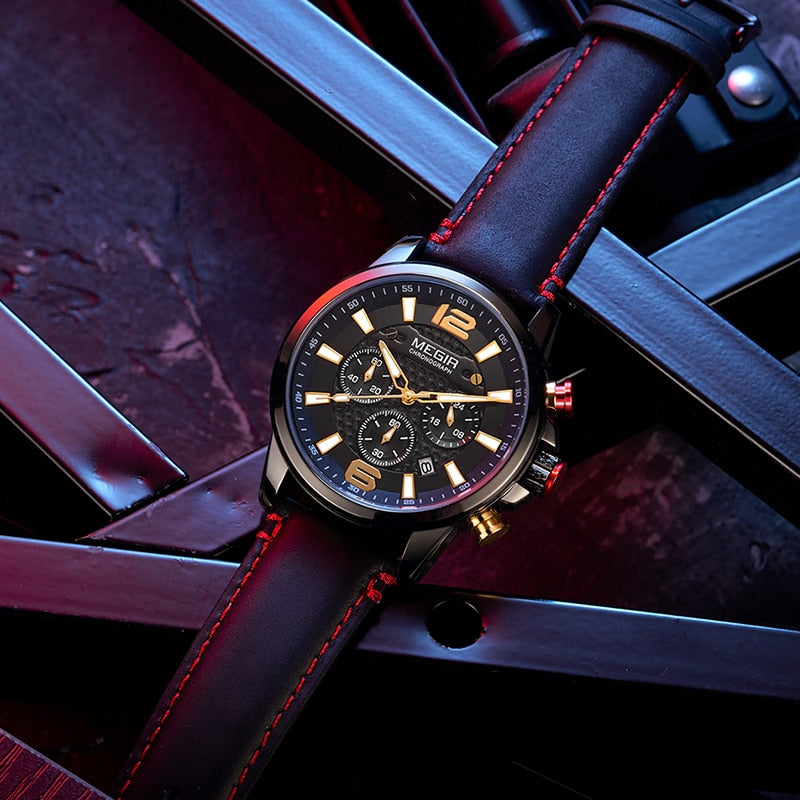 2020 Creative Top Brand MEGIR Luxury Men Watch Waterproof Date Clock Male Sport Watches Mens Quartz WristWatch Relogio Masculino - kmtell.com