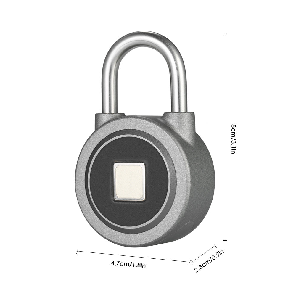 fingerimpression
 Smart Keyless Lock water resistant
 APP Button Password Unlock anti-fraud
 Padlock Door Lock - KMTELL