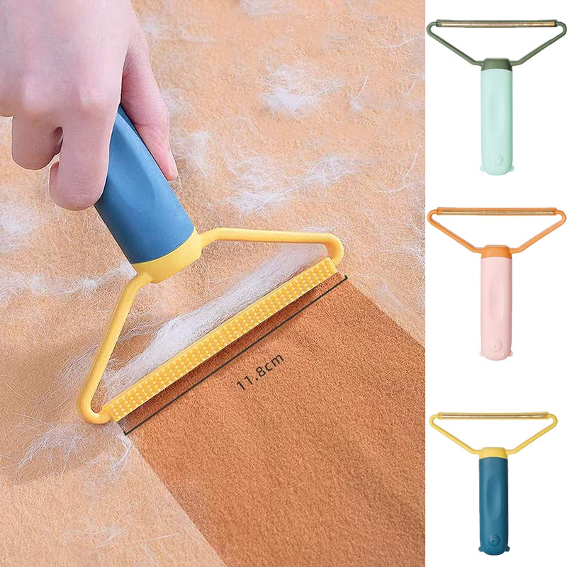 Portable Pet Lint Remover Clothes Hair Brush Home Fabric Cleaning Cat Hair Removers Fabric Slicker Dog Grooming Shaver Tools - KMTELL