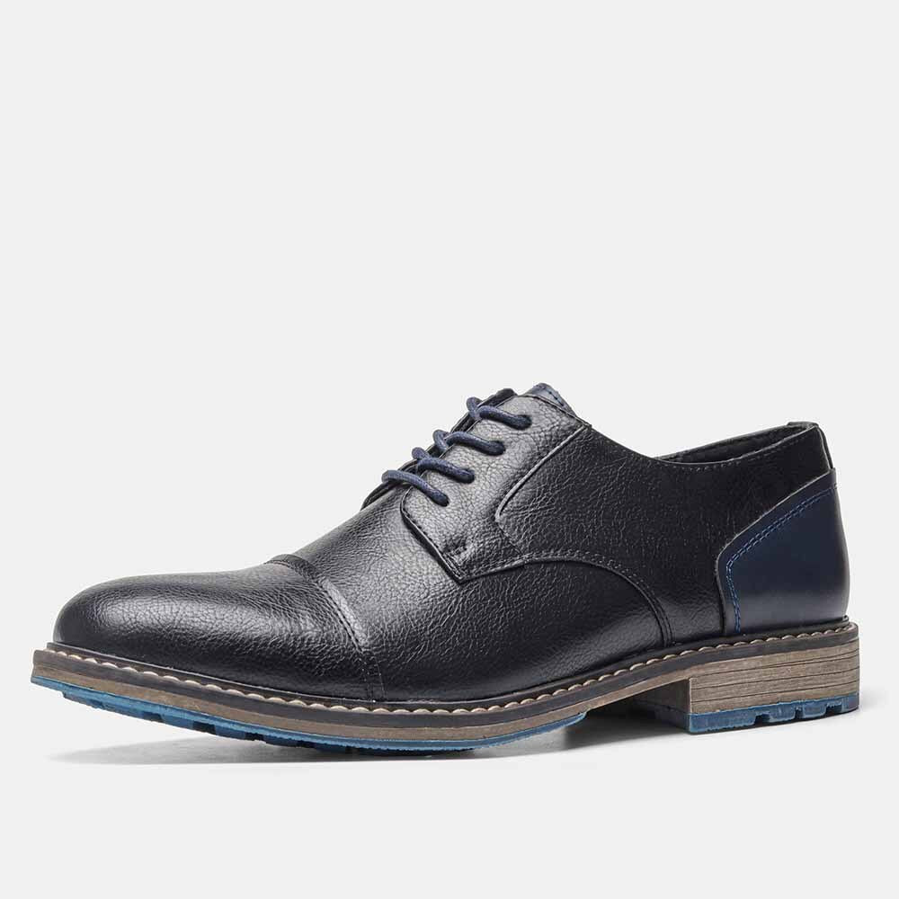 Retro Men&#39;s Derby Shoes 2022 New Fashion Business Casual Men&#39;s Shoes Men Summer Retro Trend Large Size Leather Shoes Men US 7-13 - kmtell.com