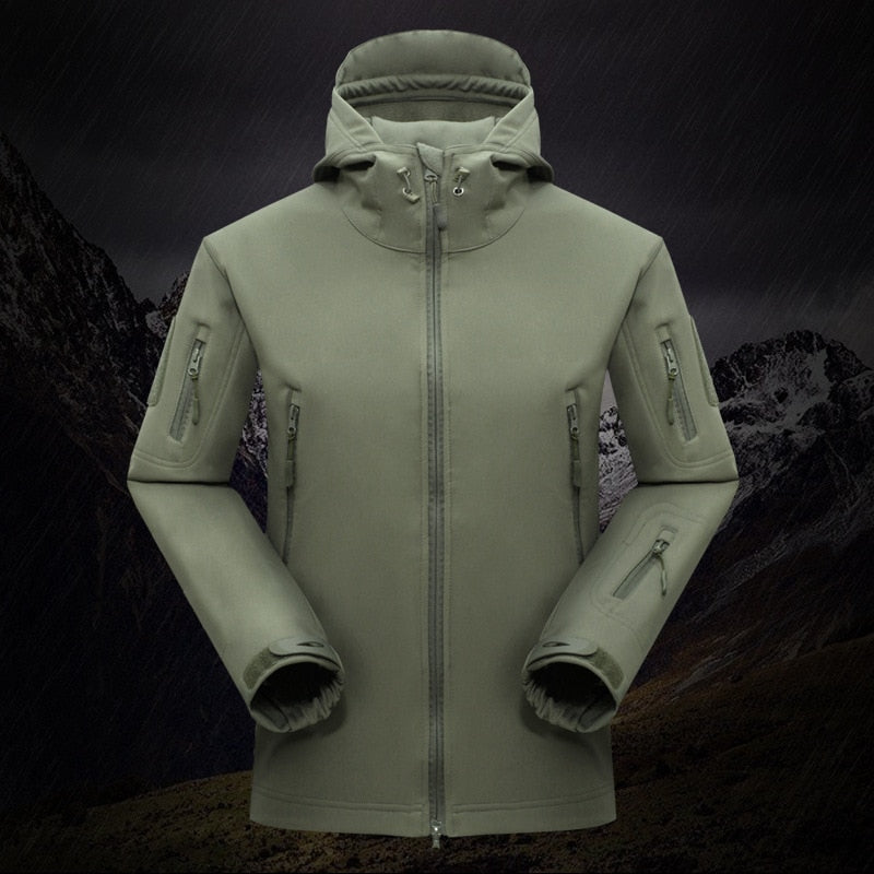 2022 Mens Outdoor Jacket Military Tactical Windproof Waterproof Jacket Lightweight Breathable Comfortable Hiking Jacket Men - kmtell.com