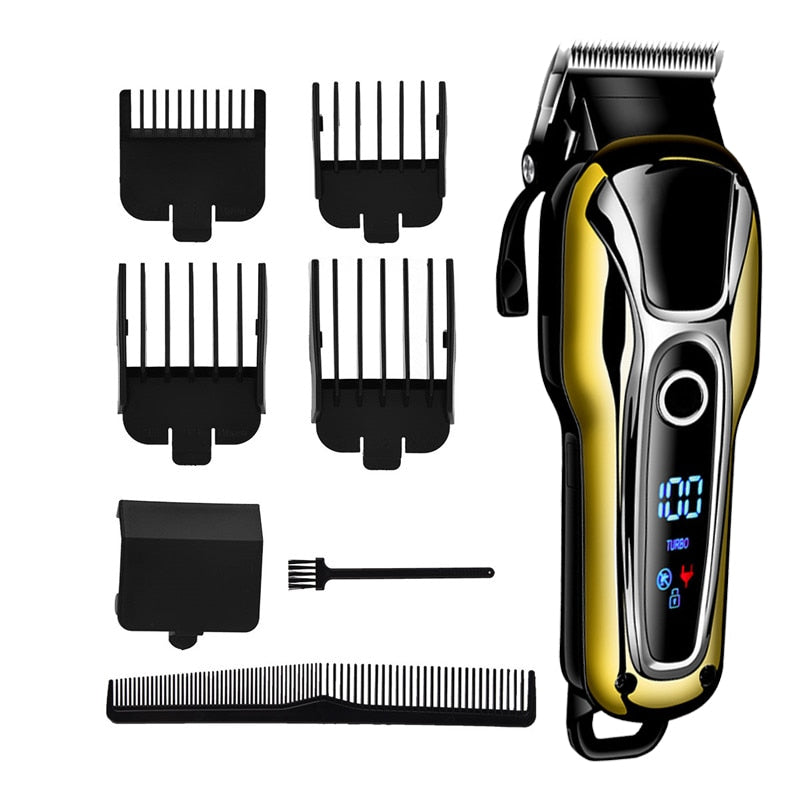 WEASTI Clipper Rechargeable Electric Hair Cutting Machine Professional Barber Trimmer Electr Shaver Cordless Finishing Blade - kmtell.com