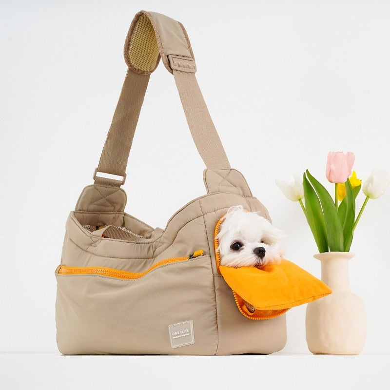 Onecute Pet Carrier Shoulder Bag Travel Bag Business Packages Transport Basket For Samll Medium Dogs