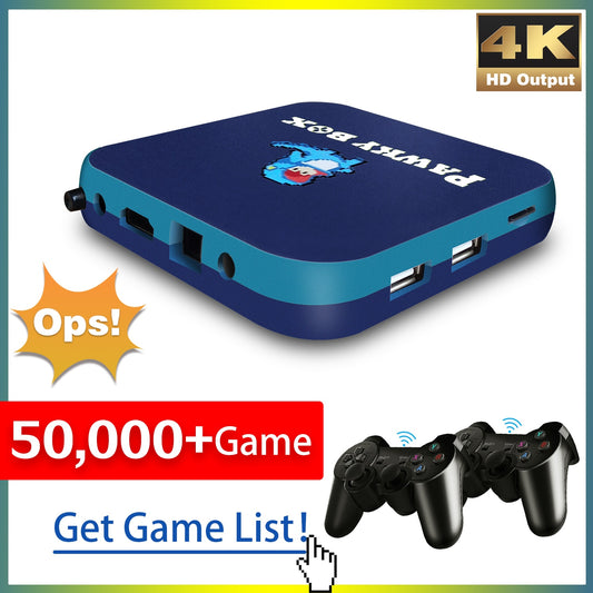Pawky Box Game Console for PS1/DC/Naomi 50000+ Games Super Console WiFi Mini TV Kid Retro 4K Video Game Player - kmtell.com