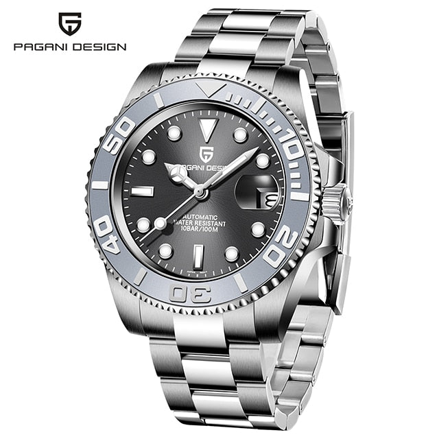 PAGANI DESIGN New Men Mechanical Wristwatches Sports Waterproof Watch for Men Sapphire Glass Automatic Watch Relogio Masculino - KMTELL