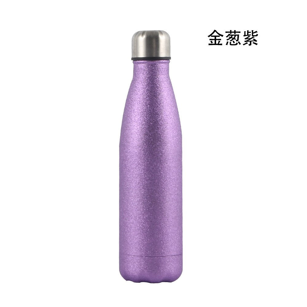 LOGO Custom Thermos Bottle Double-Wall Insulated Vacuum Flask Stainless Steel Water Bottles Sports Thermoses Cup Thermocouple - kmtell.com