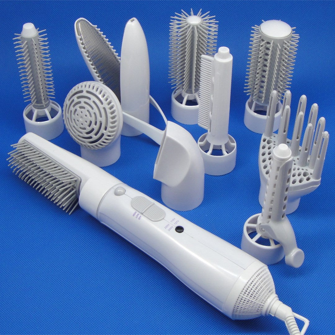 Supply multi-function direct hair furl hair dryer comb high power home hair style instrument set 10 - KMTELL