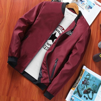 DIMUSI Men&#39;s Bomber Zipper Jacket Winter Male Fleece Warm Coats Casual Streetwear Hip Hop Slim Fit Pilot Jackets Mens Clothing - KMTELL