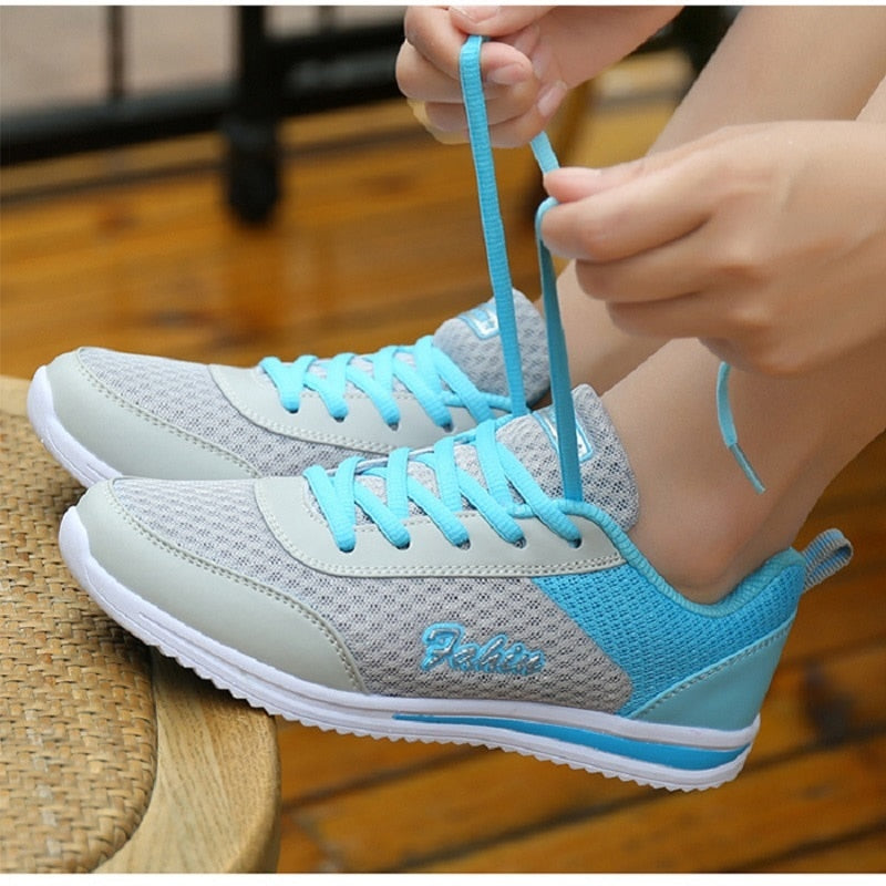 New Woman Casual Shoes Breathable Women Sneakers Shoes Mesh Female fashion Sneakers Women Chunky Sneakers Shoes sapato feminino - KMTELL