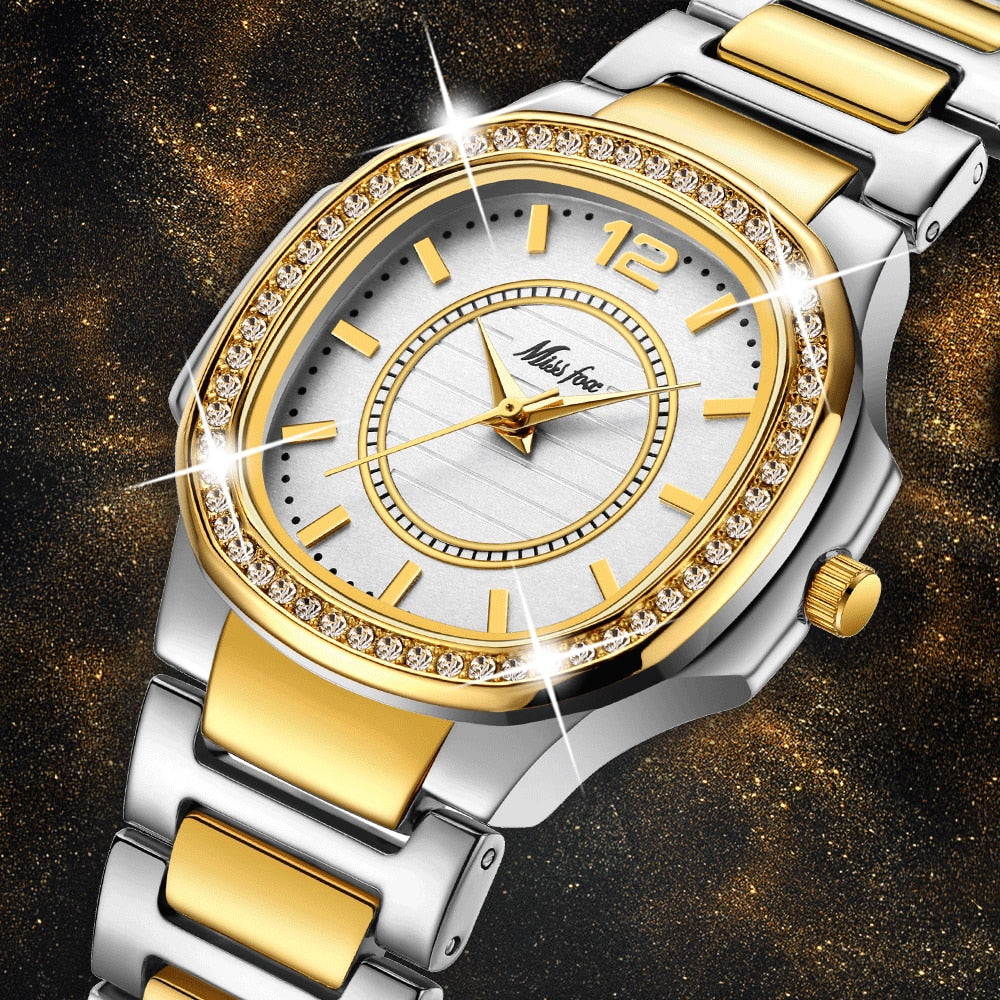 Women Watches Women Fashion Watch 2020 Geneva Designer Ladies Watch Luxury Brand Diamond Quartz Gold Wrist Watch Gifts For Women - KMTELL