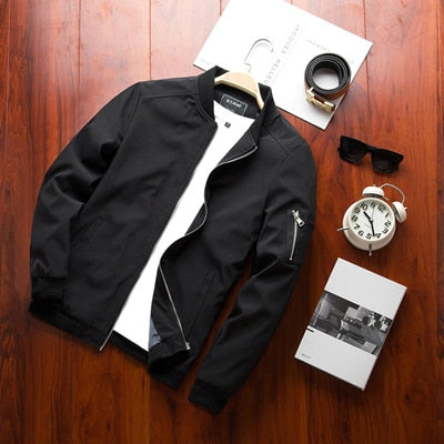 DIMUSI Spring New Men's Bomber Zipper Jacket Male Casual Streetwear Hip Hop Slim Fit Pilot Coat Men Clothing Plus Size 4XL,TA214 - KMTELL