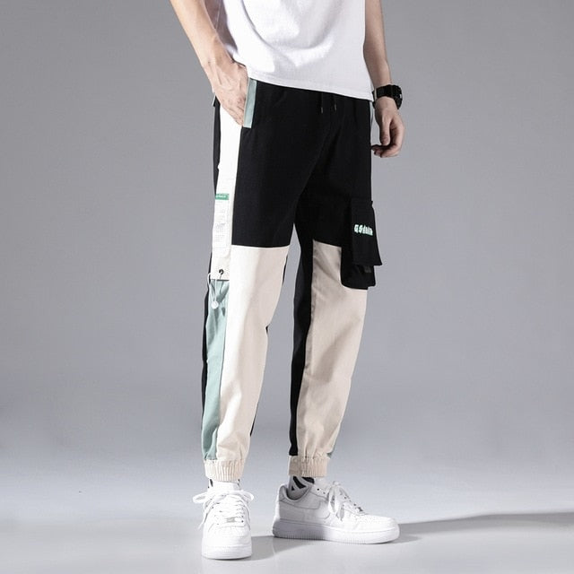 Streetwear Men's Multi Pockets Cargo Harem Pants Hip Hop Casual Male Track Pants Joggers Trousers Fashion Harajuku Men Pants - KMTELL