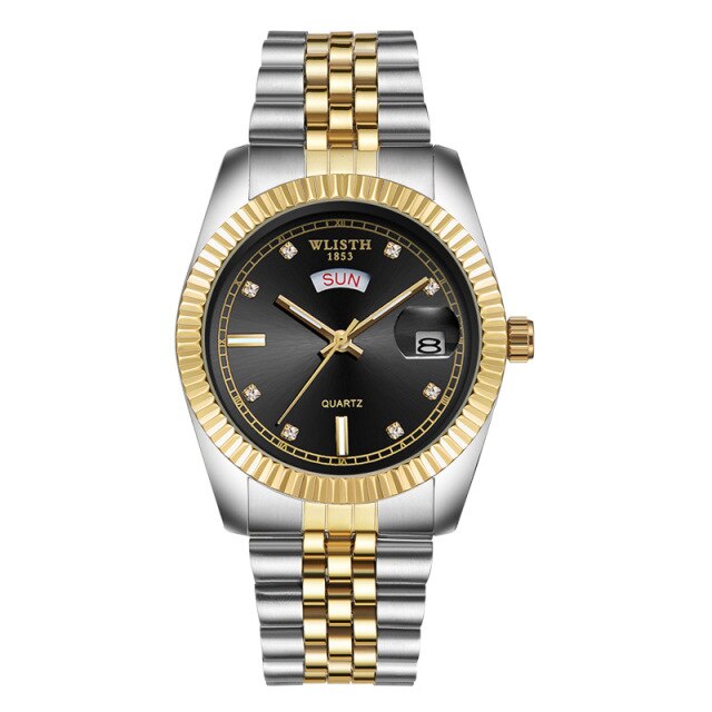 Gold Wlisth Watch Not Real Watches Men Waterproof Tungsten Steel Waterproof Professional diving Wristwatch Best Selling Products - KMTELL