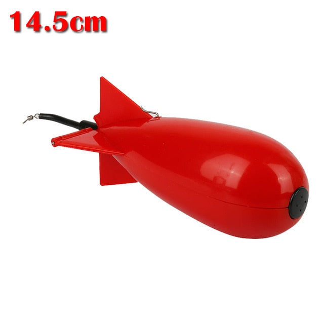 Carp Fishing Rocket Feeder Large Small Spod Bomb Float Lure Bait Holder 2 Size Pellet Rockets Feeders Position Gear Accessories - KMTELL