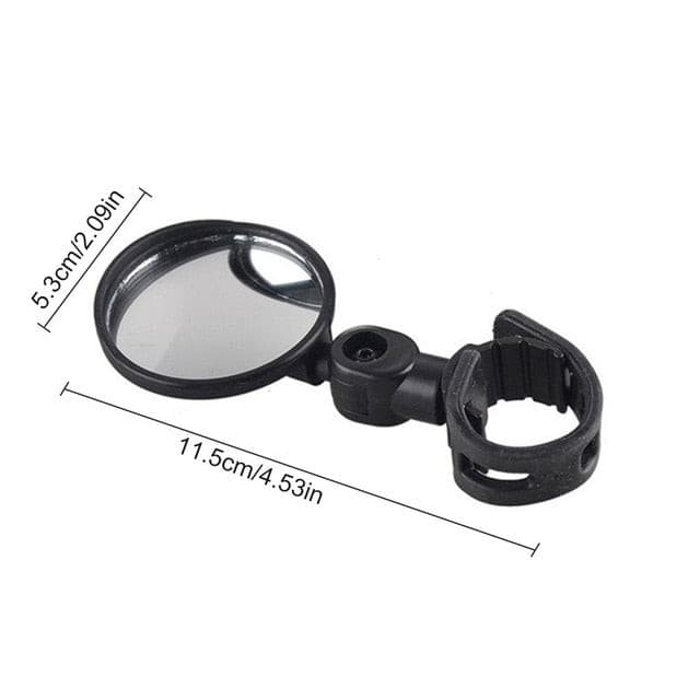 Universal Bicycle Mirror Bicycle Accessories Handlebar Rearview Mirror  Rotate Wide-angle For MTB Road Bike Cycling Accessories - KMTELL