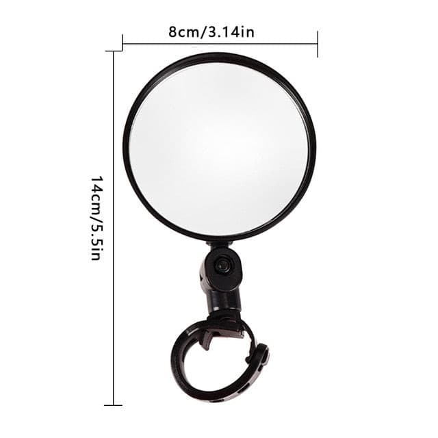 Universal Bicycle Mirror Bicycle Accessories Handlebar Rearview Mirror  Rotate Wide-angle For MTB Road Bike Cycling Accessories - KMTELL