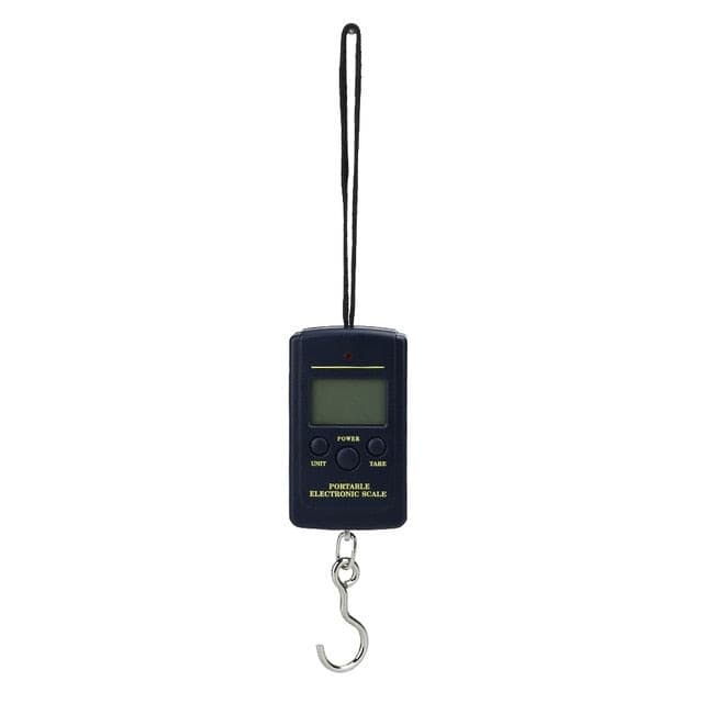 40kg x 10g Mini Digital Scale for Fishing Luggage Travel Weighting Steelyard Hanging Electronic Hook Scale, Kitchen Weight Tool - KMTELL