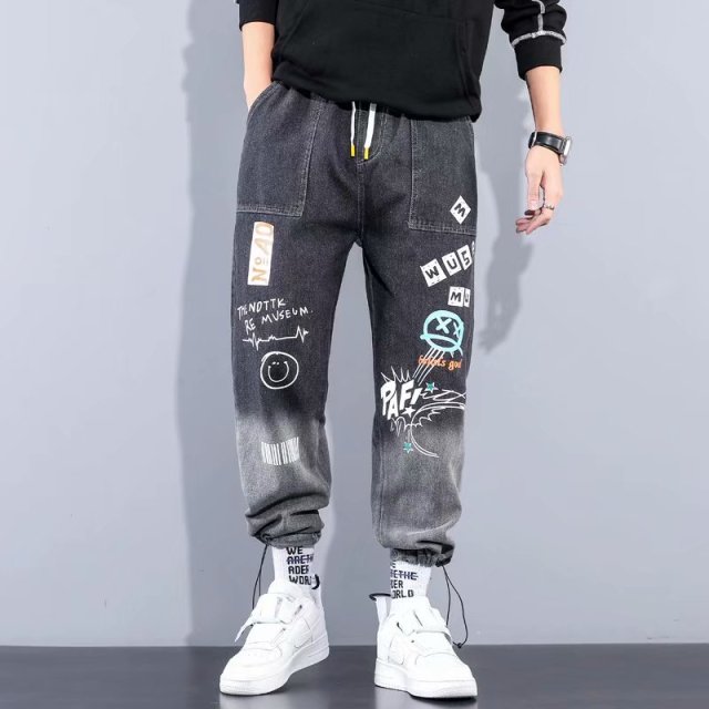 High quality Fashion Men's Cargo pants Hip Hop Trend Streetwear Jogging Pants Men Casual Elastic Waist Men Clothing Trousers - KMTELL