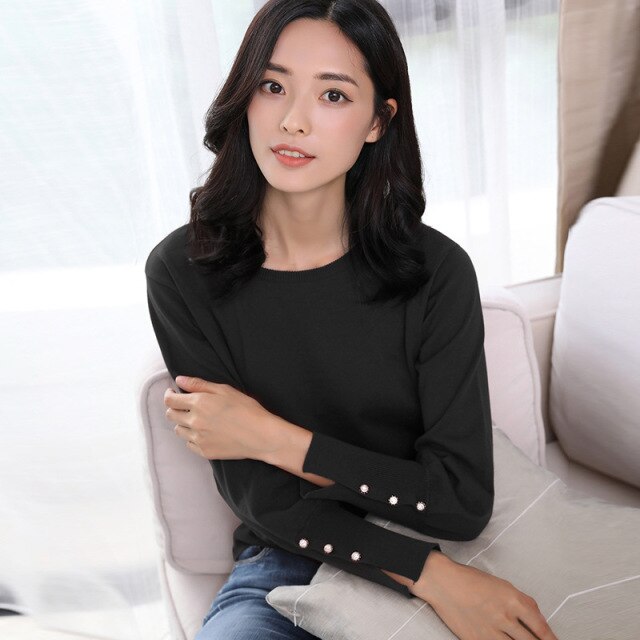 women clothing 2020 autumn New best-selling high-quality Fashion split knit base sweater Outdoor leisure women&#39;s coat - KMTELL