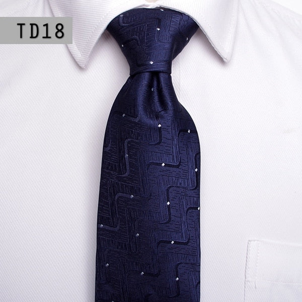 Men ties 8cm formal ties high quality necktie Men's business Fashion business wedding tie Male Dress Accessories Shirt Good gift - KMTELL